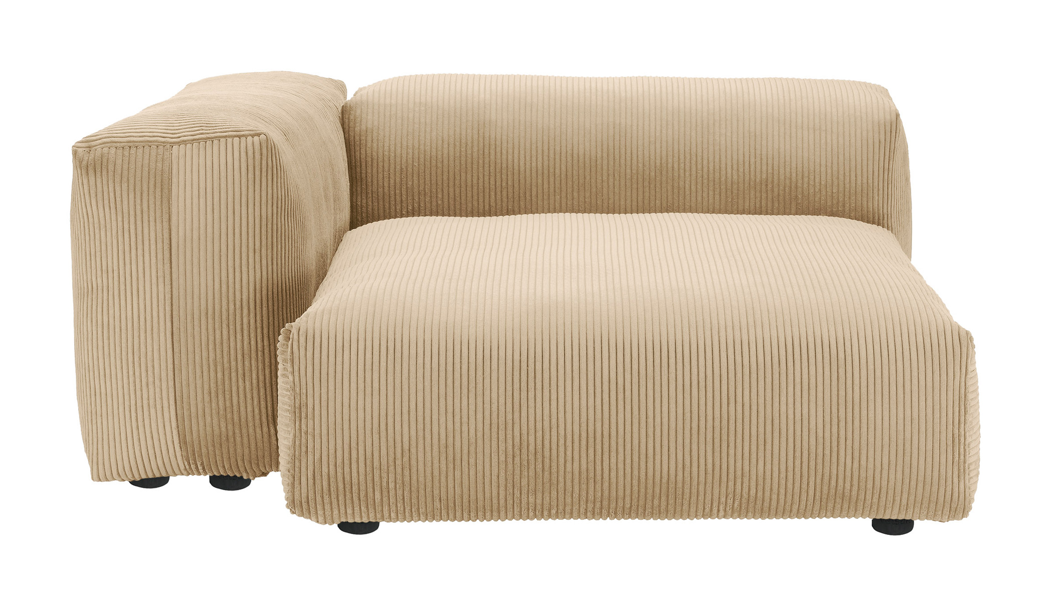  Sofa 1 Large 2 Side Cord Velours sand